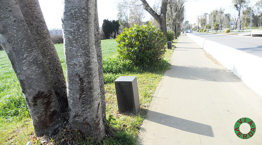 Ajuntament de Palafrugell. Pista Verda, urbanització, mobiliari