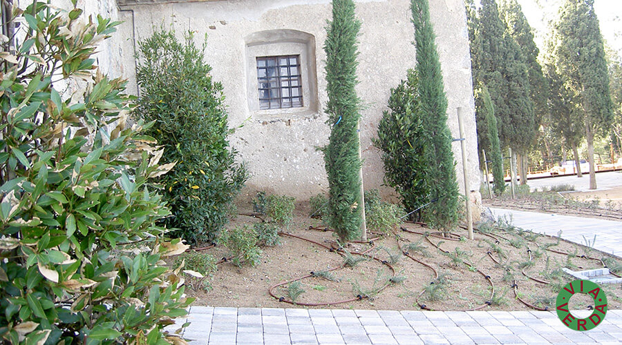 Poblat Ibèric Sant Sebastià de la Guardia. Adequació, enjardinament