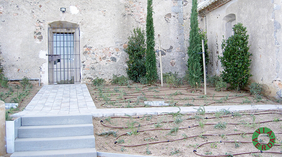 Poblat Ibèric Sant Sebastià de la Guardia. Adequació, enjardinament