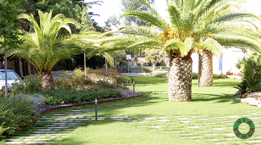 Comunitat Clos Surera. Adequació i disseny jardineria, piscina, il.luminació